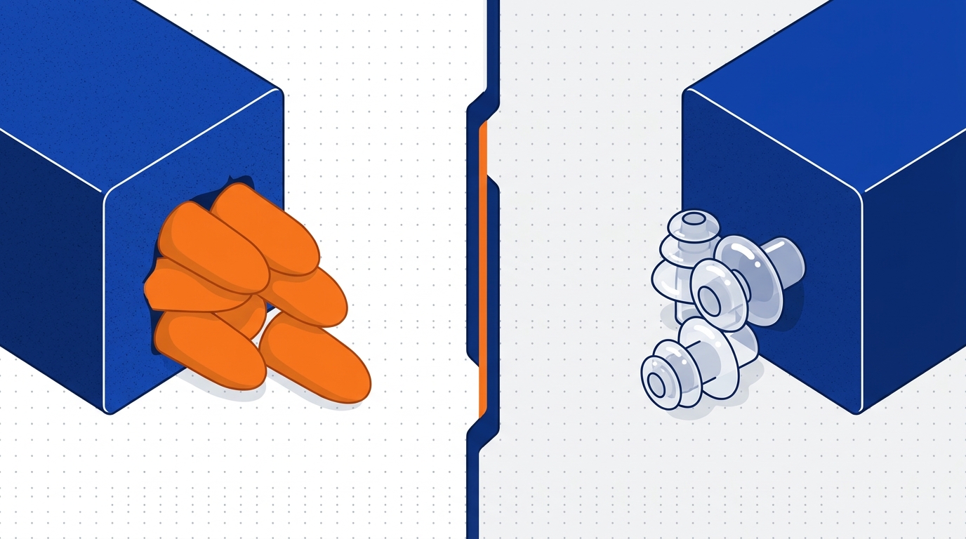 Foam vs Silicone Ear Plugs: NRR Data, Cost per Use & Margin Comparison
