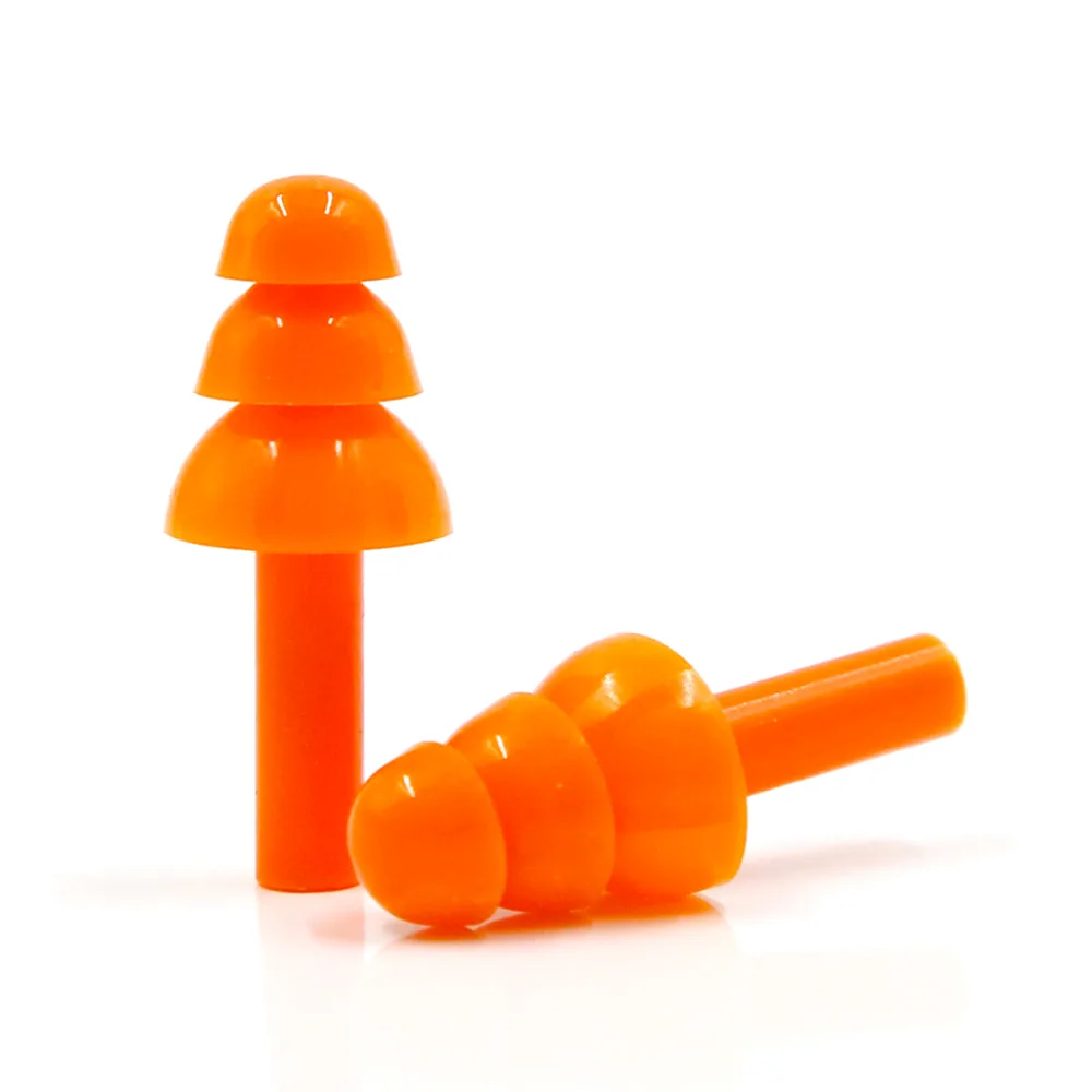 ER-3101 Triple-Flange Swim Earplugs (with case)